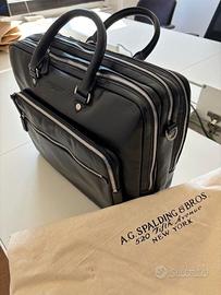 Borsa ufficio in pelle A.G. Spalding & Bros.