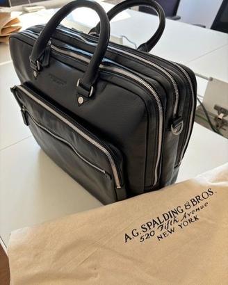 Borsa ufficio in pelle A.G. Spalding & Bros.