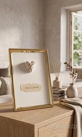 Cornice artistica Cuore Kintsugi 