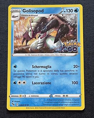 Golisopod 026/078 Pokemon Go 2022