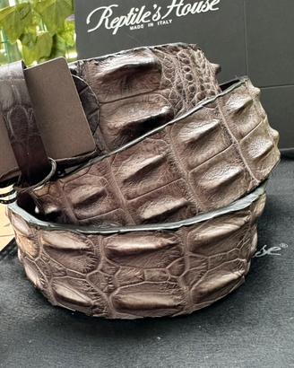 Cintura Pelle Artigianale Reptile's House Nuova