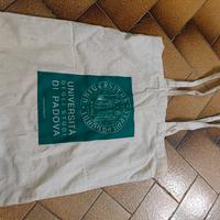 borsa tessuto shopper università Padova gadget
