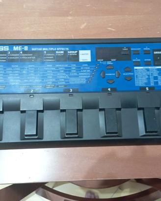 Pedaliera multieffetto per chitarra Boss ME-8