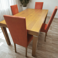 Tavolo allungabile rettangolare in legno