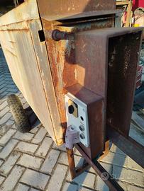 macchinario pulizia pannelli armatura