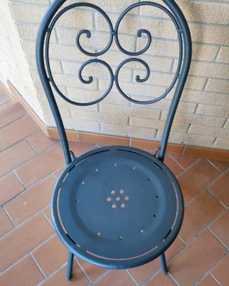 Coppia di sedie da esterno 