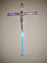 Crocefisso in cristallo Alessandrite