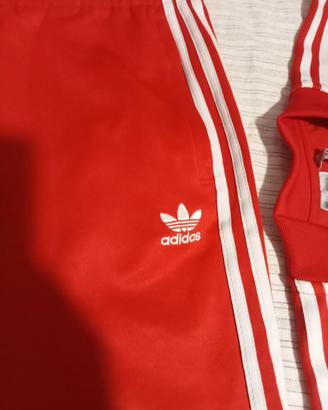 tuta Adidas SST rossa XL originale
