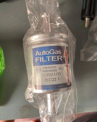 Filtro gas auto gpl metano