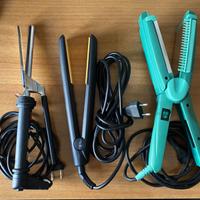 Piastra capelli e Arriccia capelli