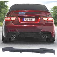 DIFFUSORE BMW E90 E91 LOOK M PERFORMANCE NERO LUCI