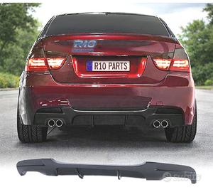 DIFFUSORE BMW E90 E91 LOOK M PERFORMANCE NERO LUCI