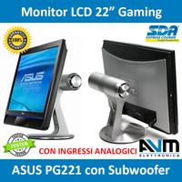 Monitor LCD 22'' Gaming ASUS PG221 Multimediale