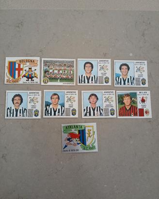 Lotto 9 Figurine Calciatori Panini 1979/80