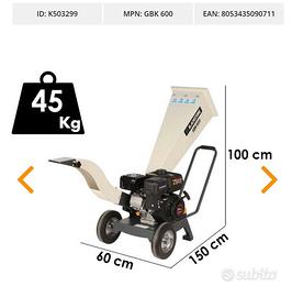 Biotrituratore ,Cippatore  GBK 600