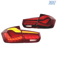 FANALI BMW F30 FULL LED LIGHT BAR OLED ROSSO