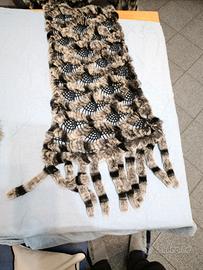 Sciarpa da donna in pelo di lapin