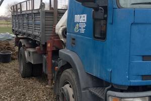 Iveco eurocargo macchina operatrice targa gialla