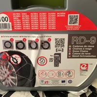Catene da neve RD-9 taglia 100 nuove sigillate