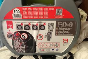 Catene da neve RD-9 taglia 100 nuove sigillate