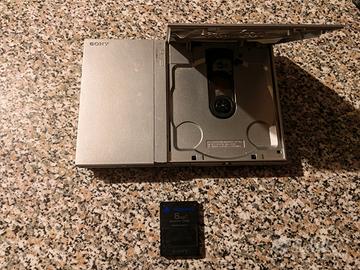 PS2 Slim SCPH-70004 Argento(Console e Memory card)