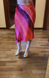 Gonna morbido raso, Koan. Made in Italy