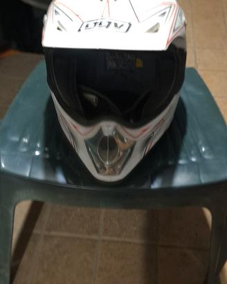 casco e maschera moto