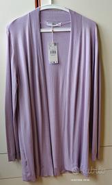 Cardigan viola chiaro pastello taglia M