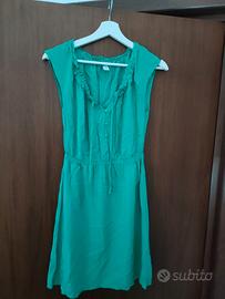 Vestito Estivo Verde Smeraldo Old Navy con Volant
