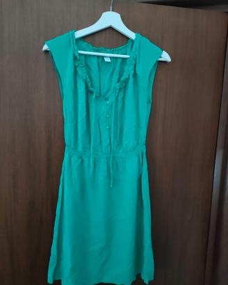 Vestito Estivo Verde Smeraldo Old Navy con Volant