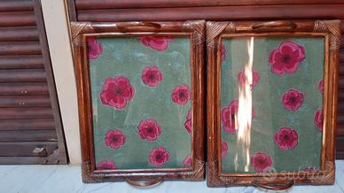 Vassoi in kegno base vetro