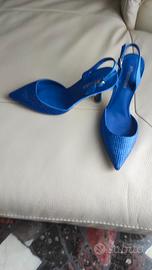 décolleté blu elettrico 