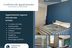 Confortevole e luminoso appartamento