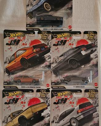 Set hotwheels premium Japan Historics 5