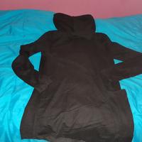 Maglia Gotic/Punk collo alto irreglr nera Tg S - N