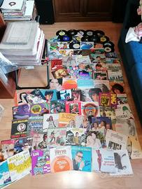 LOTTO VINILI 45 GIRI BATTISTI CELENTANO MINA JOVA