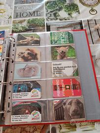 raccoglitore ad anelli con 60schede telefoniche 
