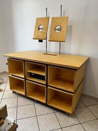 Stand dj legno custom tavolo Dj booth bar club