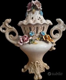 Vaso centrotavola Capodimonte