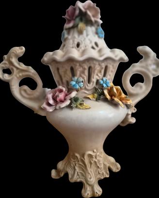 Vaso centrotavola Capodimonte