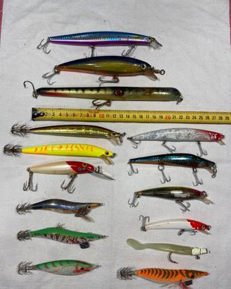 Artificiali da spinning, traina e seppie