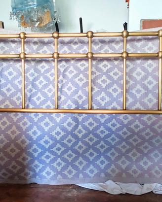 Letto in ottone