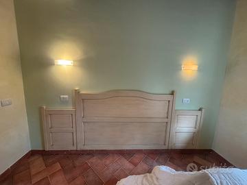 Testa Letto Artigianele in Legno Massello