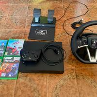 Xbox One x+volante+giochi