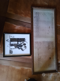 Quadri ornamentali soggetto musicale