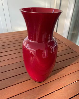 Vaso Venini Opalino Rosso