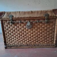 Baule contenitore in vimini