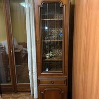 Mobile legno con vetrina