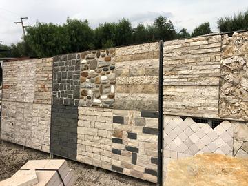 Affascinante pietra rivestimento pavimento