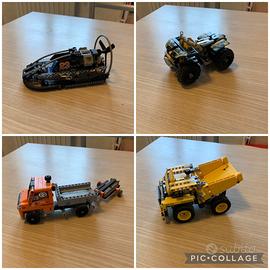 Lotto 4 modellini Lego Technic